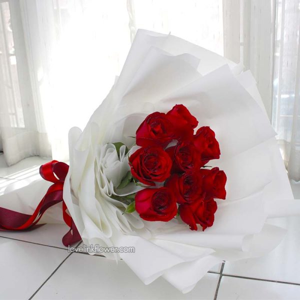 ดอกกุหลาบแดงวาเลนไทน์